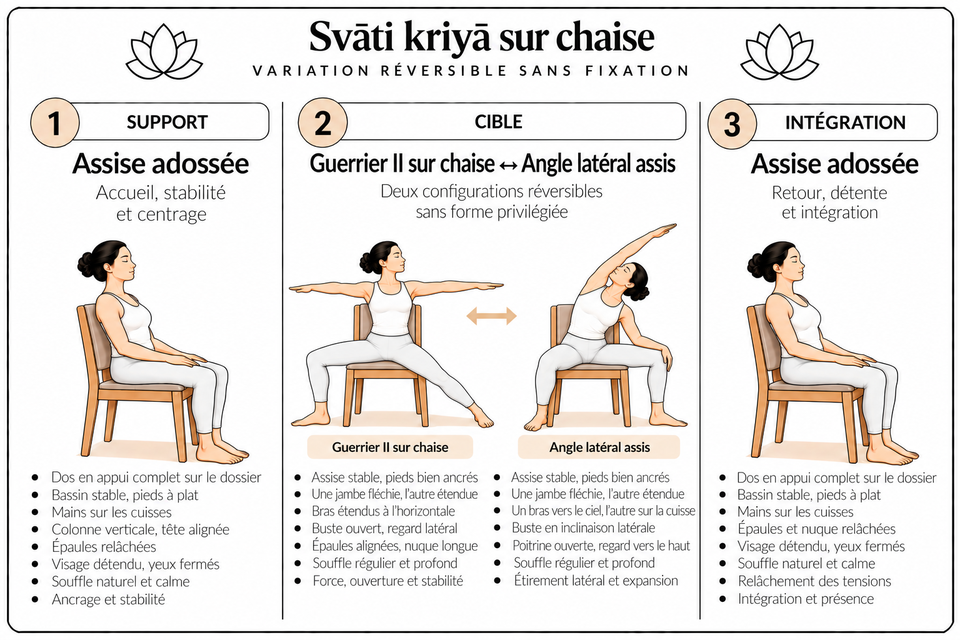 Svātī kriyā sur chaise